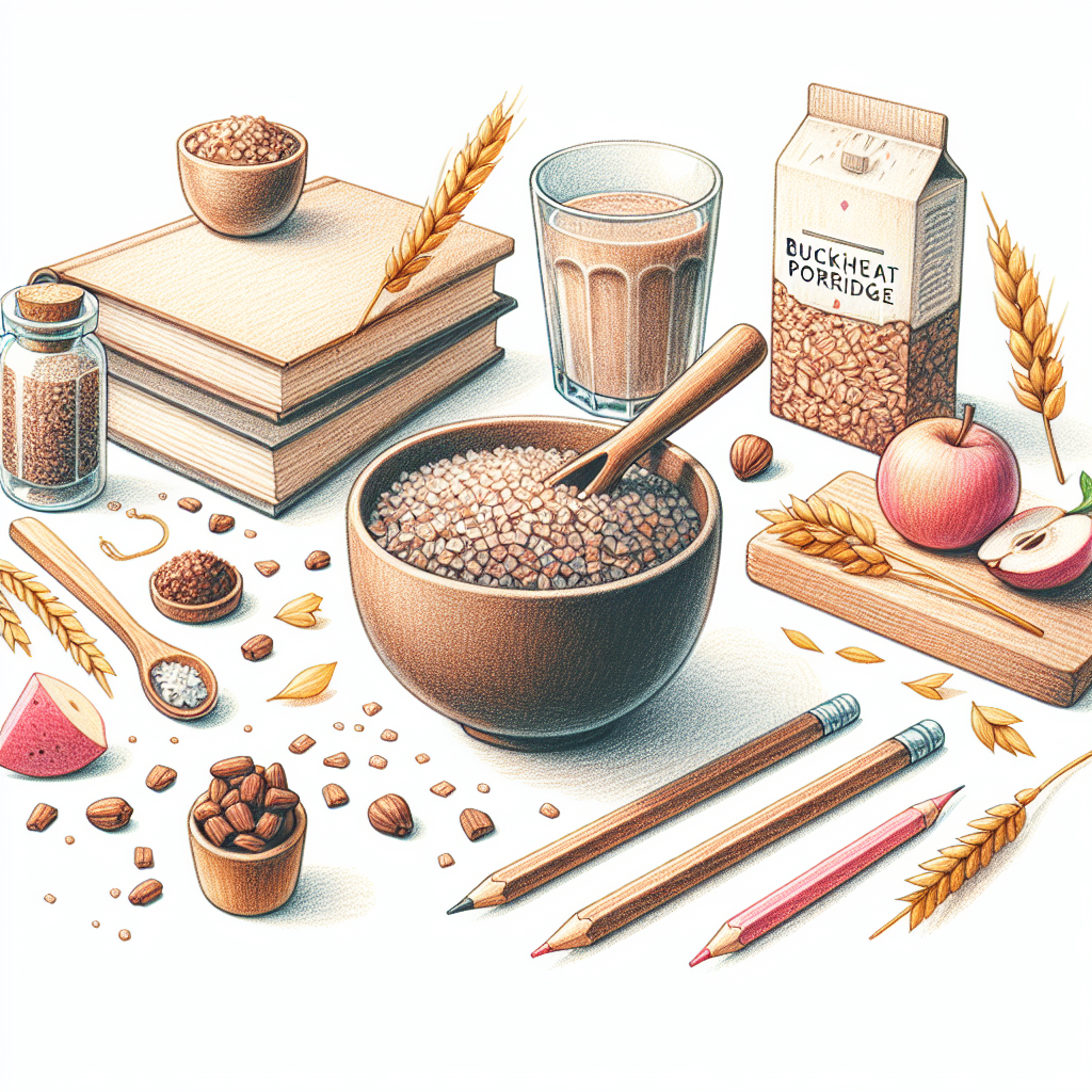 Pastelková ilustrace znázorňující téma: Zdravé recepty