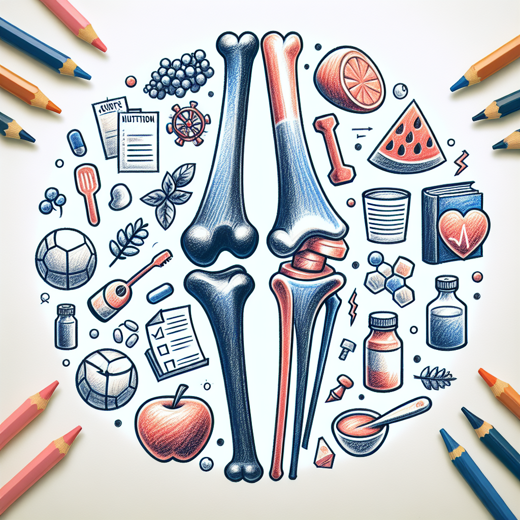 Pastelková ilustrace znázorňující téma: Zdraví kloubů