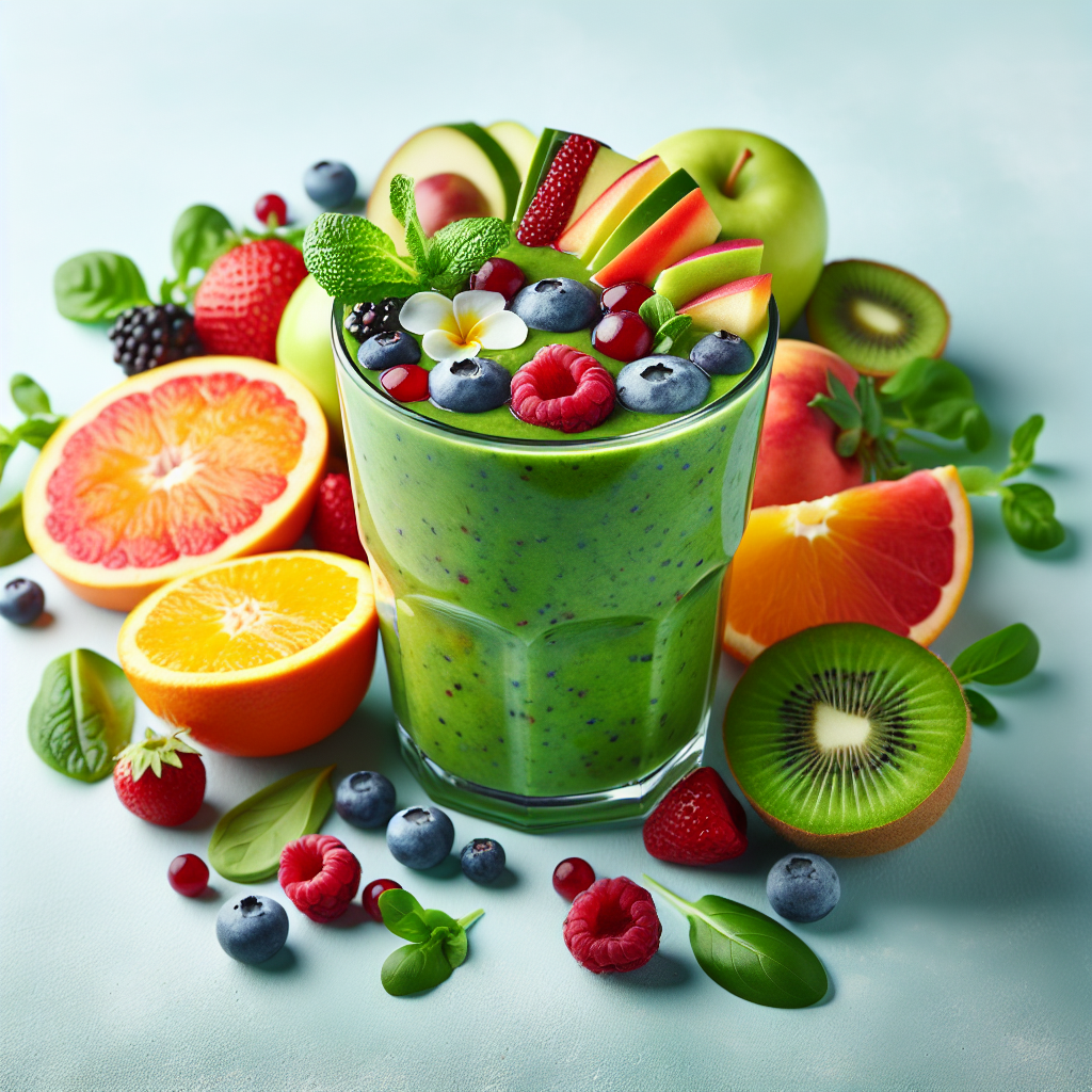 Ilustrace znázorňující téma: Smoothie recepty