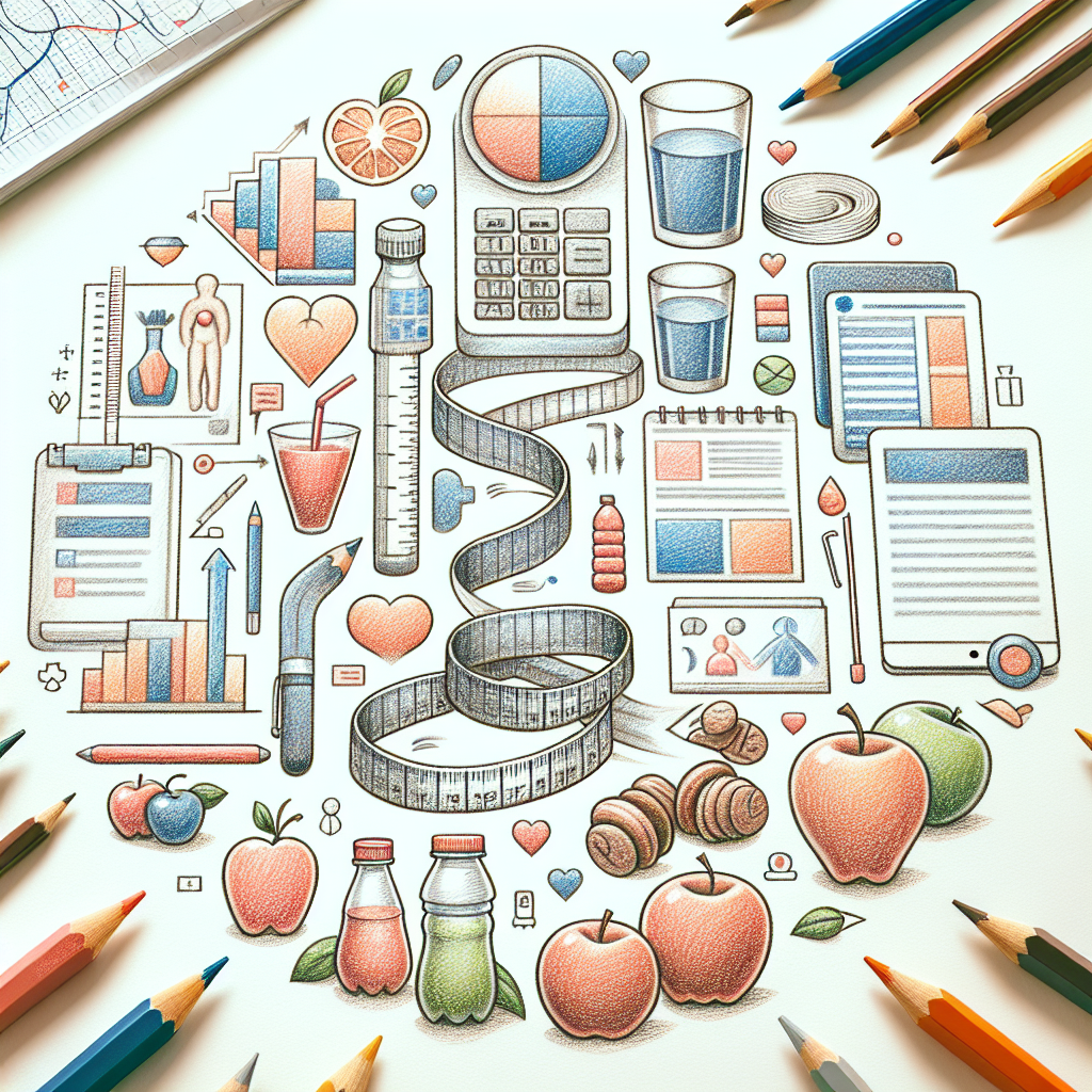 Pastelková ilustrace znázorňující téma: Hubnutí
