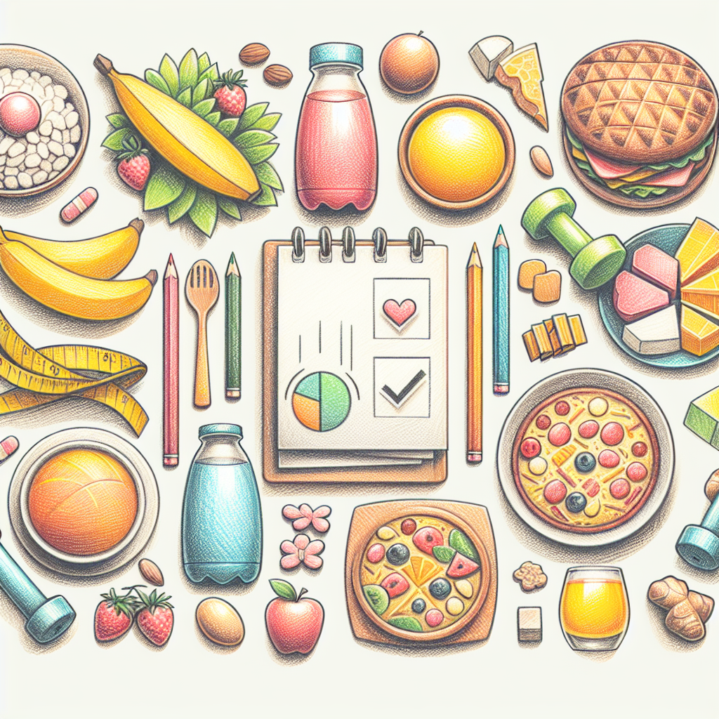 Pastelková ilustrace znázorňující téma: Hubnutí