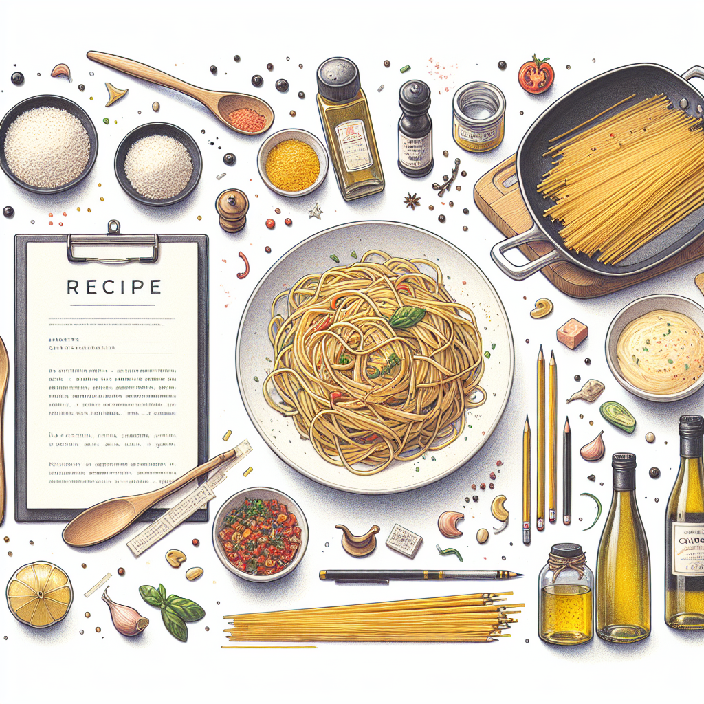Pastelková ilustrace znázorňující téma: Italská kuchyně