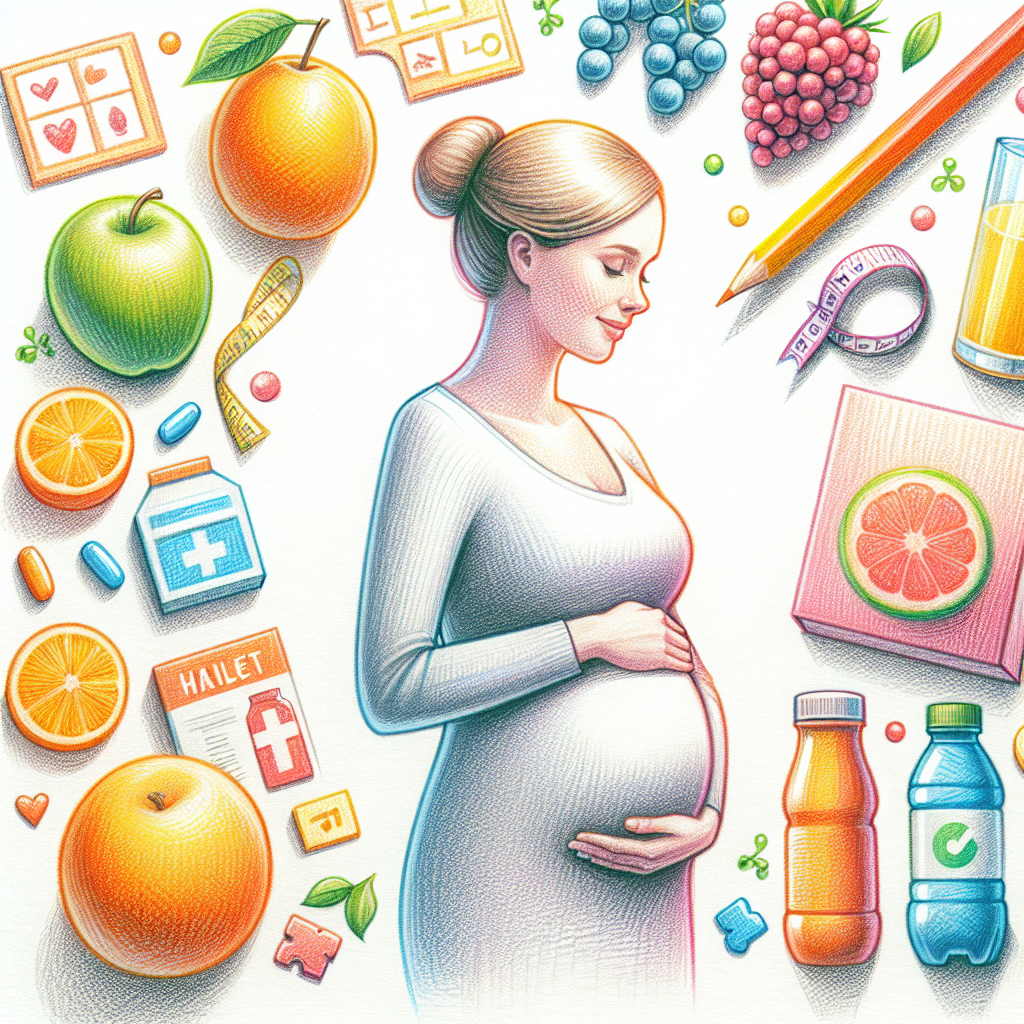 Pastelková ilustrace znázorňující téma: Výživa a zdraví