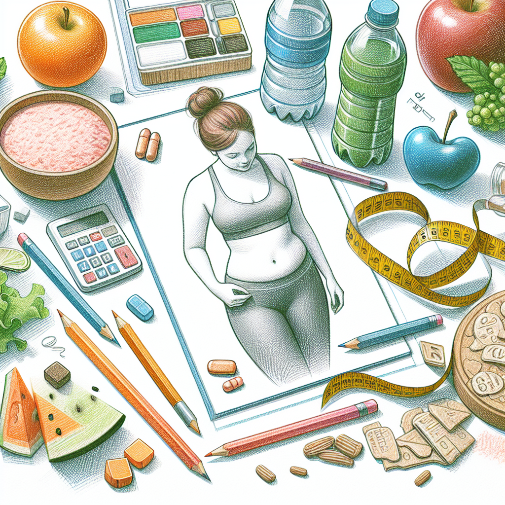 Pastelková ilustrace znázorňující téma: Výživa a zdraví