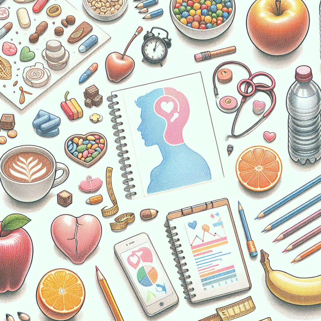 Pastelková ilustrace znázorňující téma: Zdravý životní styl