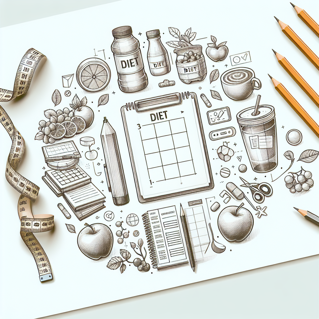 Pastelková ilustrace znázorňující téma: Hubnutí