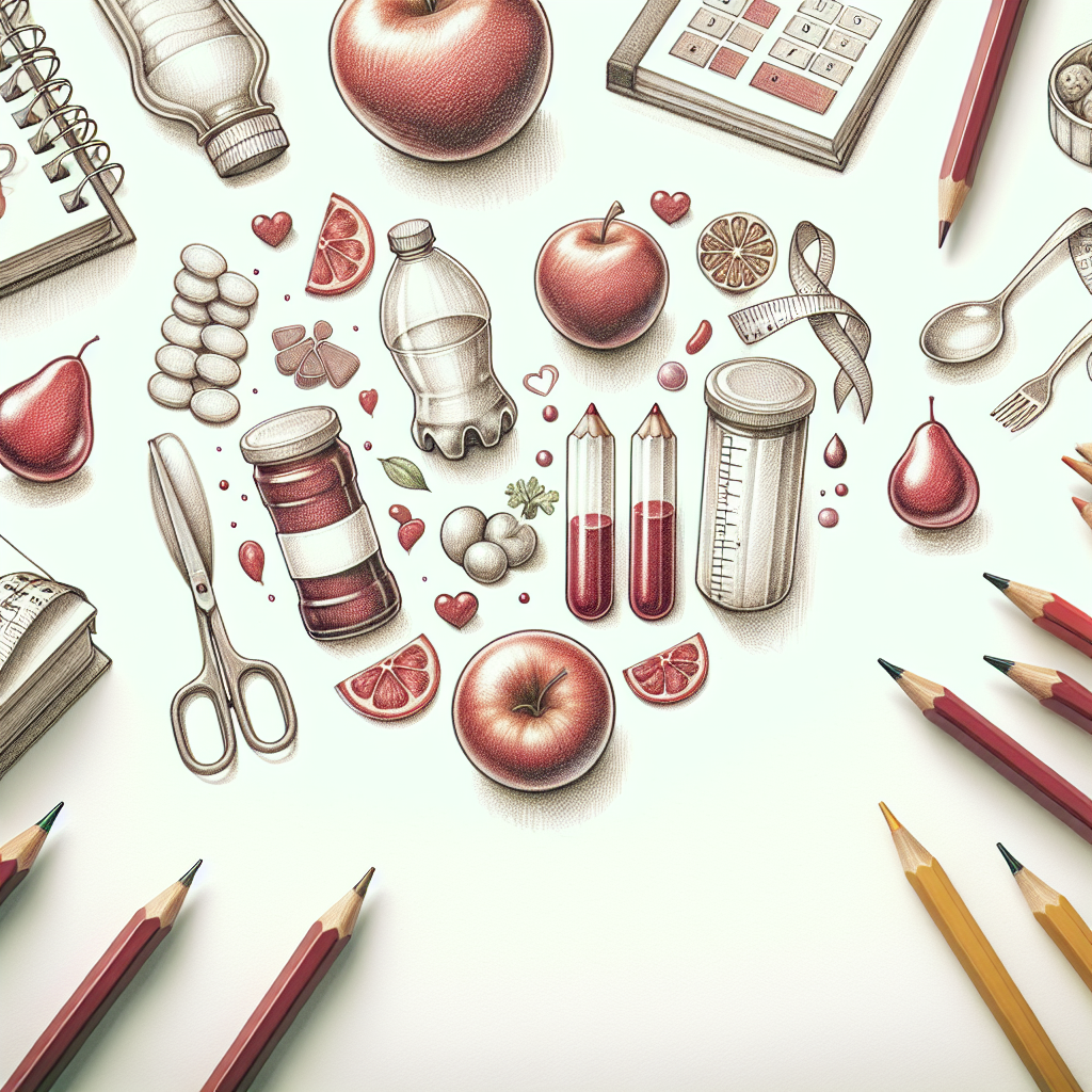 Pastelková ilustrace znázorňující téma: Zdravá výživa