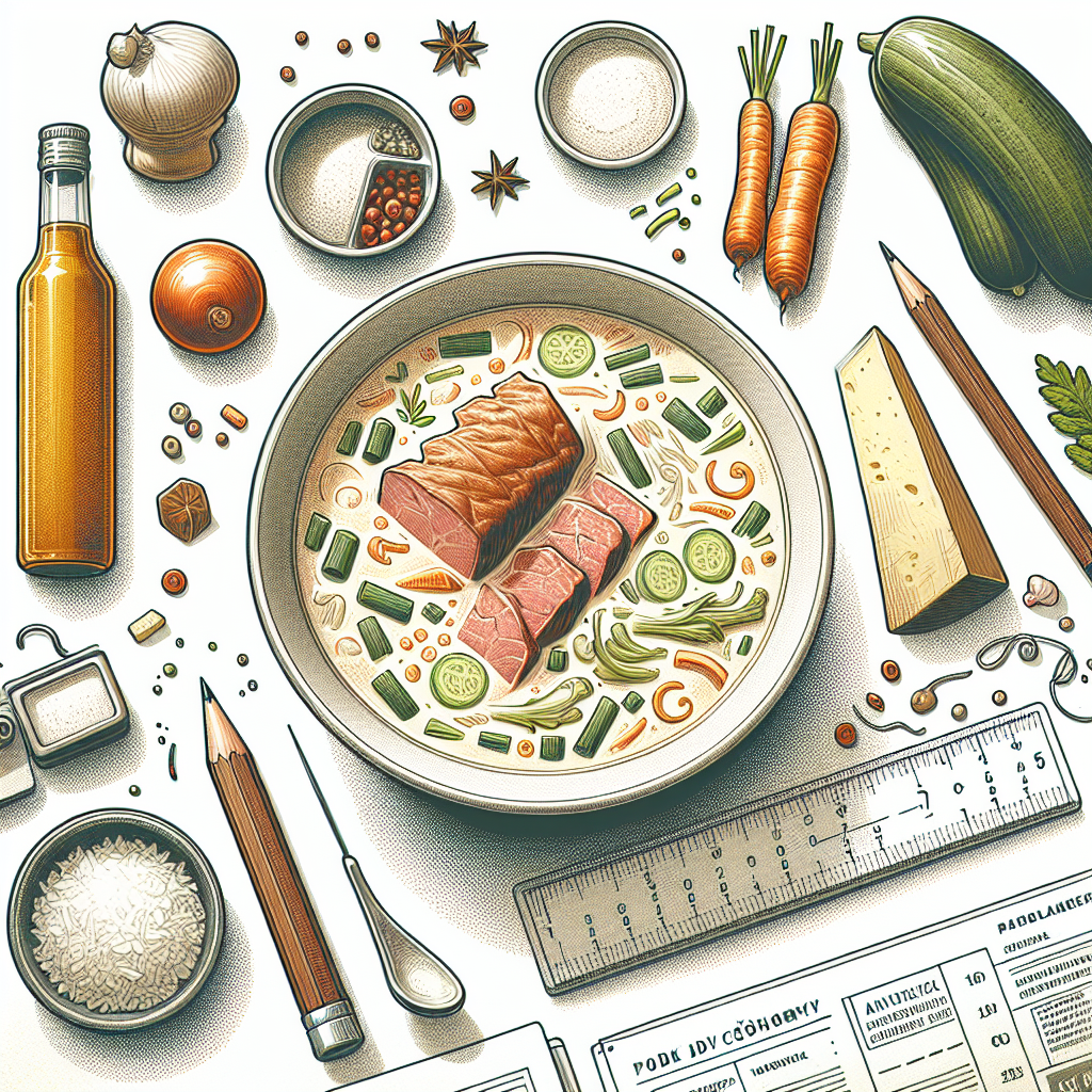 Pastelková ilustrace znázorňující téma: Recepty