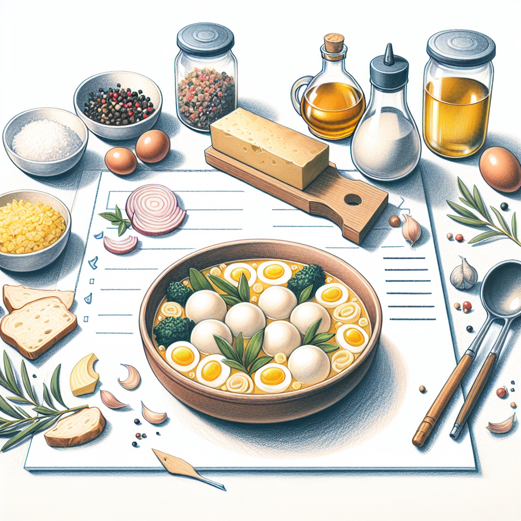 Pastelková ilustrace znázorňující téma: Recepty