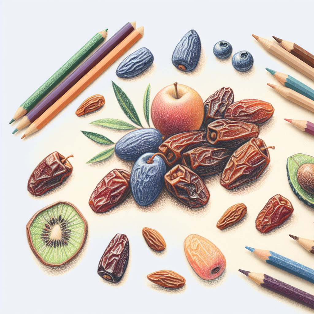 Pastelková ilustrace znázorňující téma: Zdravá výživa