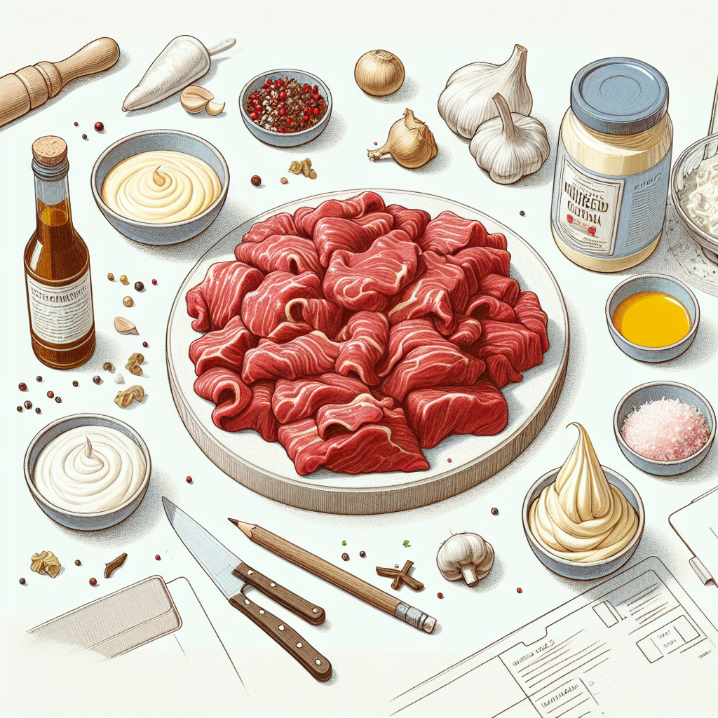 Pastelková ilustrace znázorňující téma: Klasická česká kuchyně