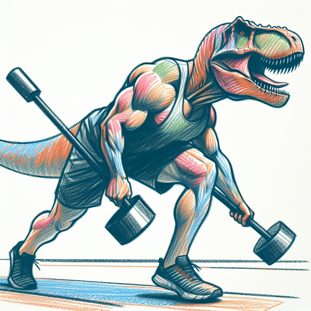 Pastelková ilustrace znázorňující téma: Fitness