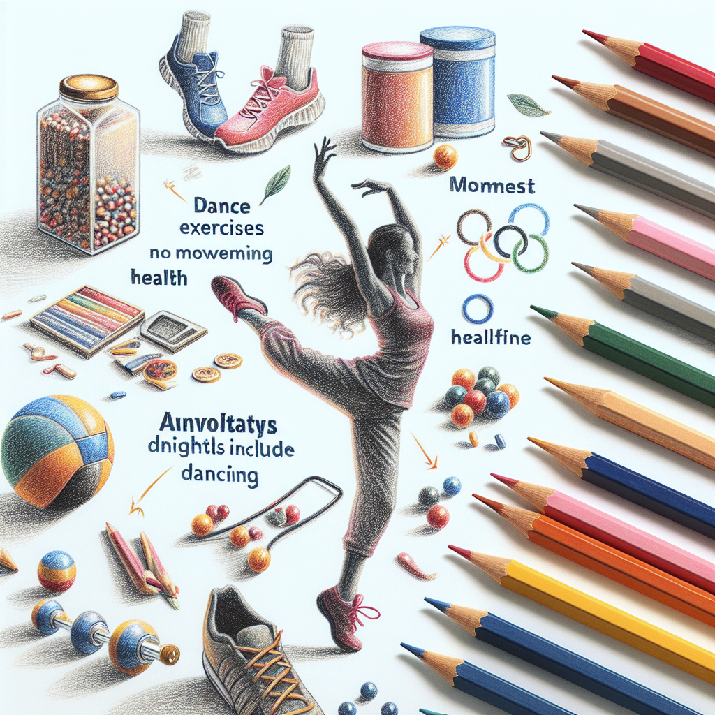 Pastelková ilustrace znázorňující téma: Zdravý životní styl