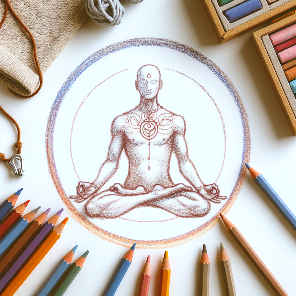 Pastelková ilustrace znázorňující téma: Tantra