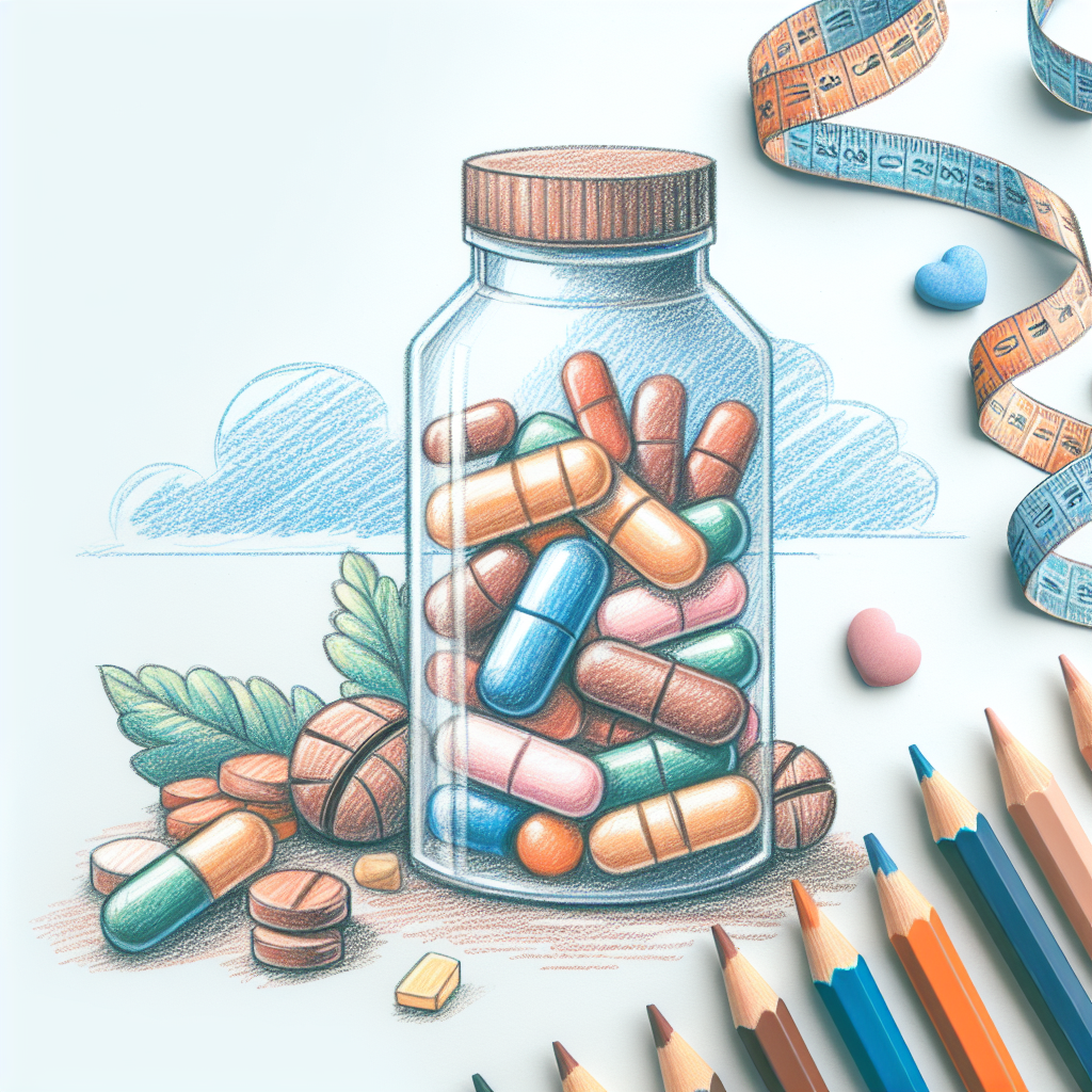 Pastelková ilustrace znázorňující téma: Hubnutí