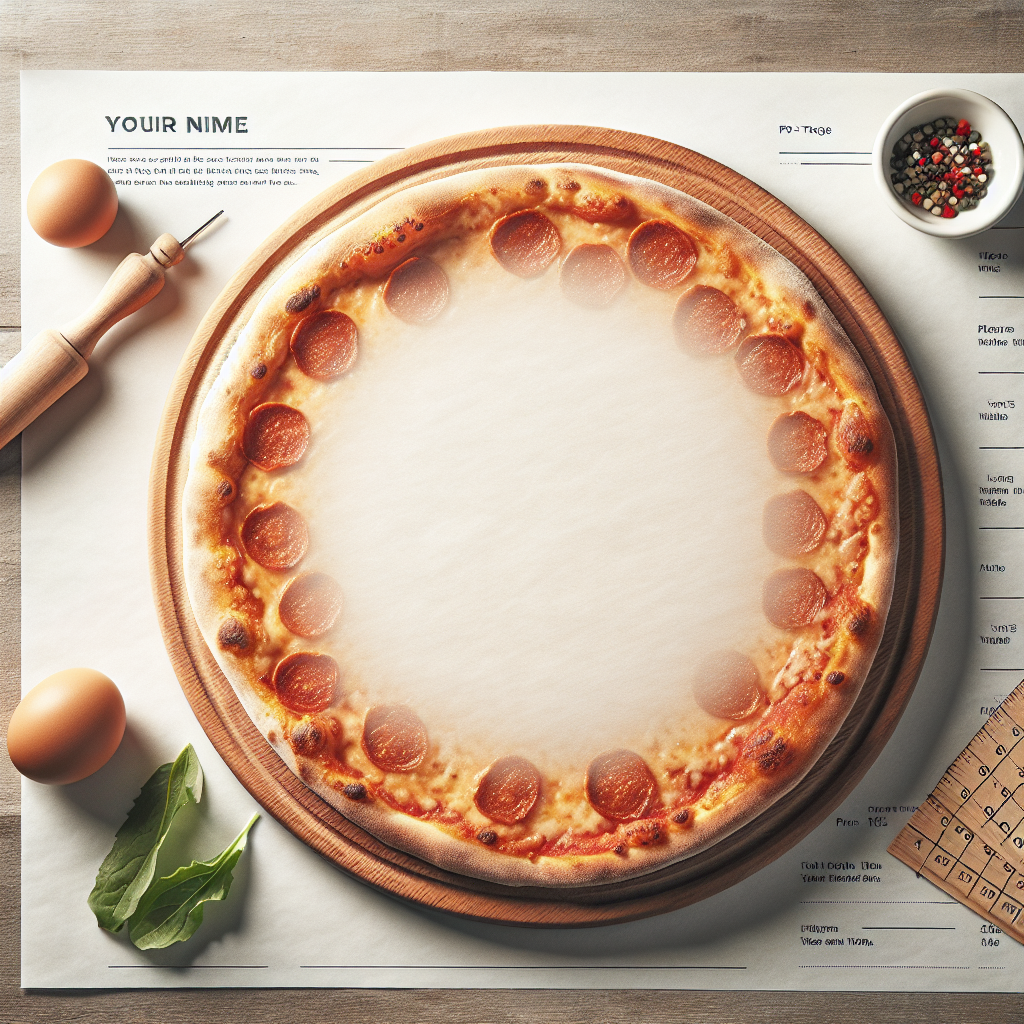 Ilustrace znázorňující téma: Recepty na pizzu
