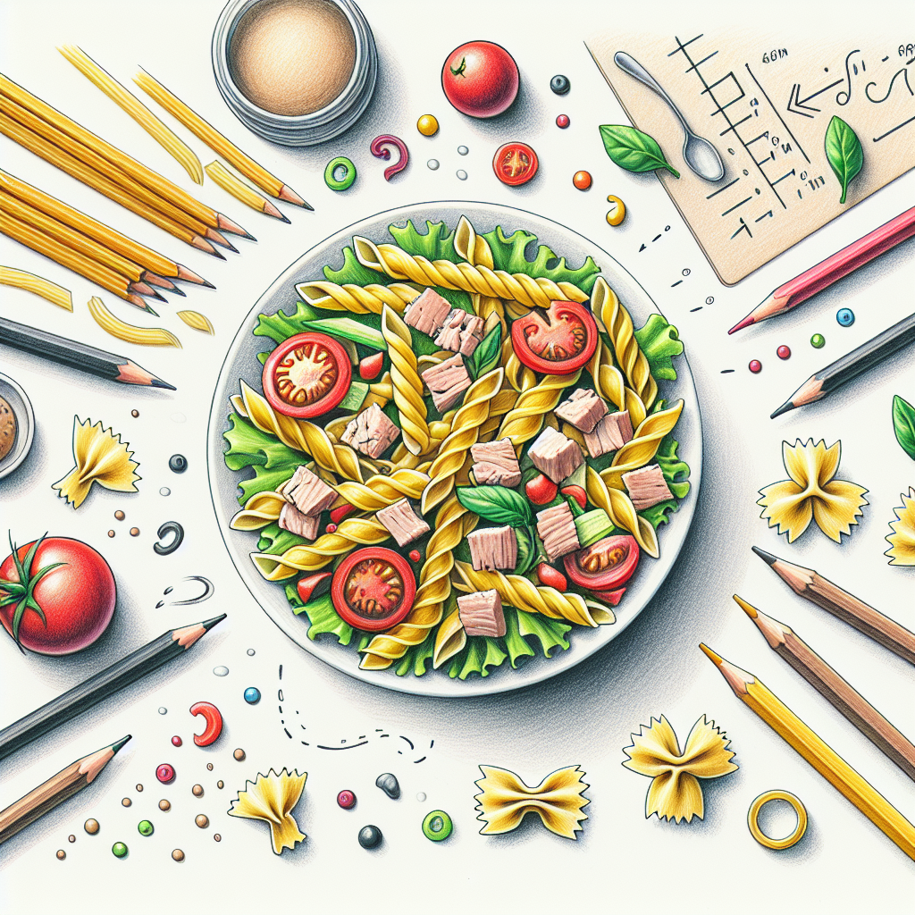 Pastelková ilustrace znázorňující téma: Recepty