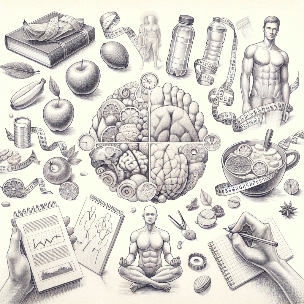 Pastelková ilustrace znázorňující téma: Hubnutí