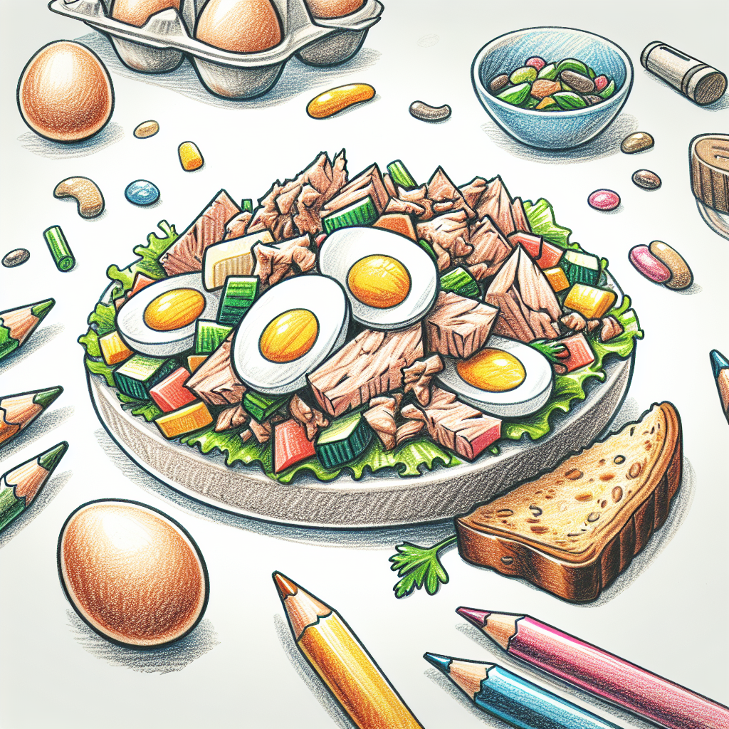 Pastelková ilustrace znázorňující téma: Recepty