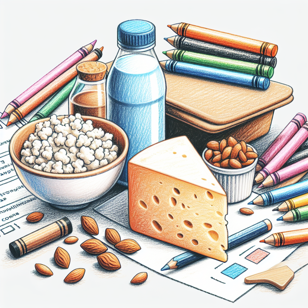 Pastelková ilustrace znázorňující téma: Zdravá výživa