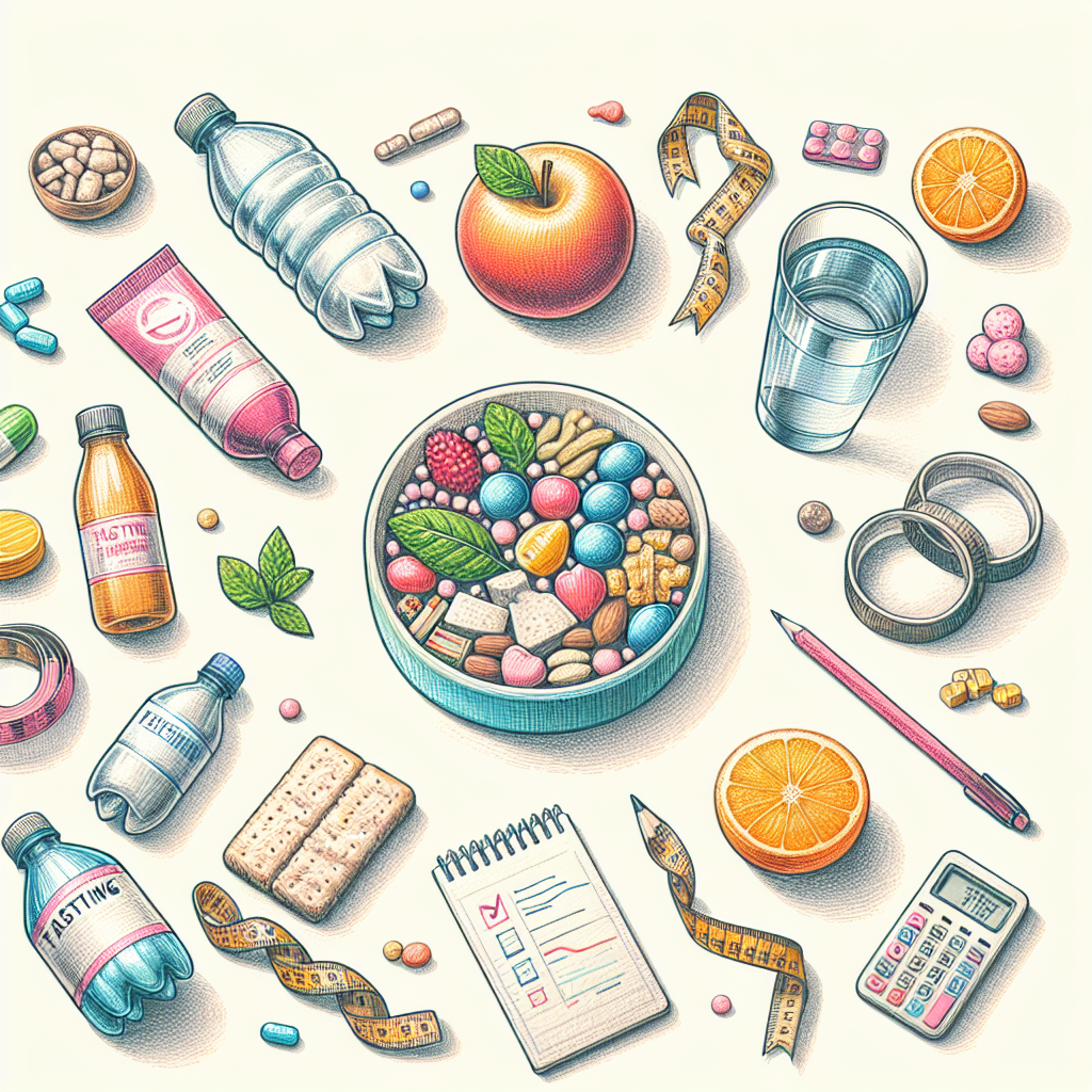Pastelková ilustrace znázorňující téma: Hubnutí