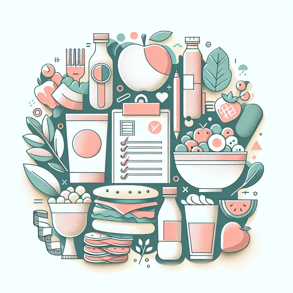 Pastelková ilustrace znázorňující téma: Zdravý životní styl