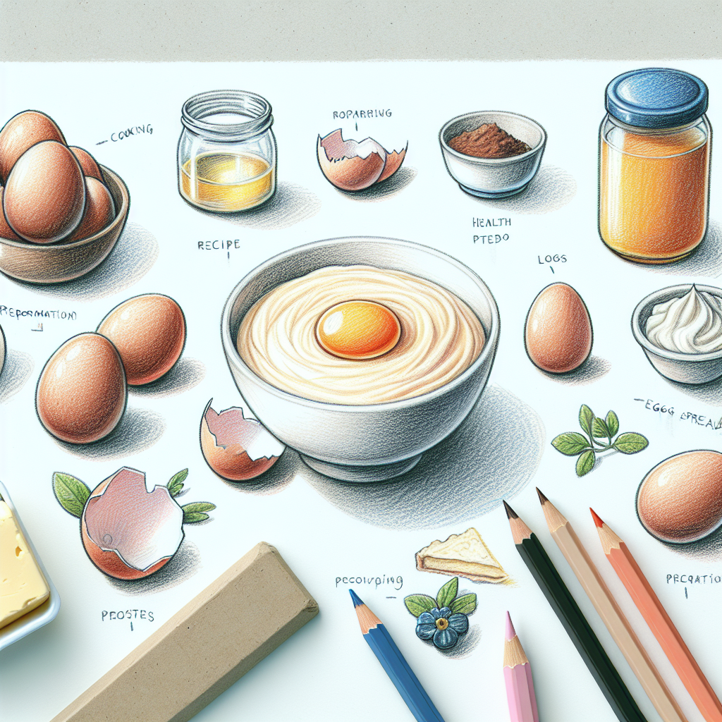Pastelková ilustrace znázorňující téma: Recepty