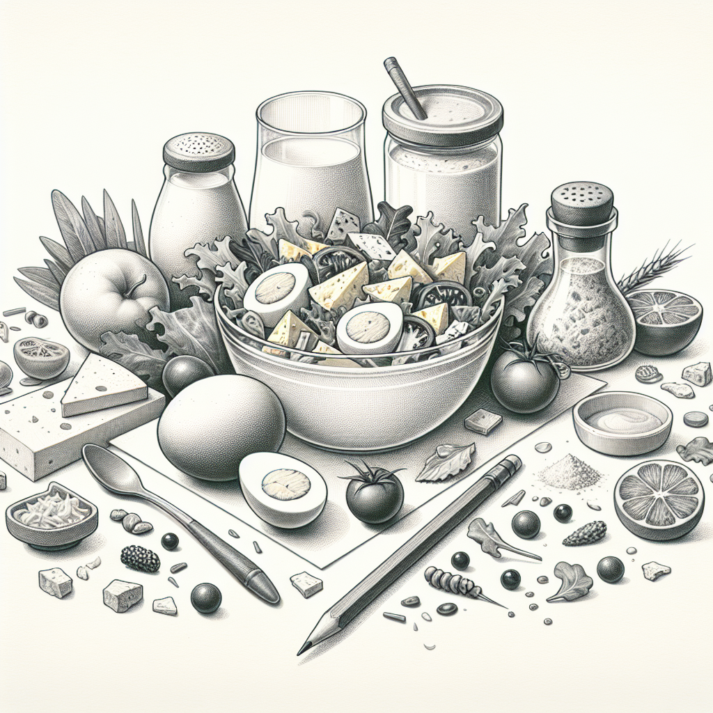 Pastelková ilustrace znázorňující téma: Recepty