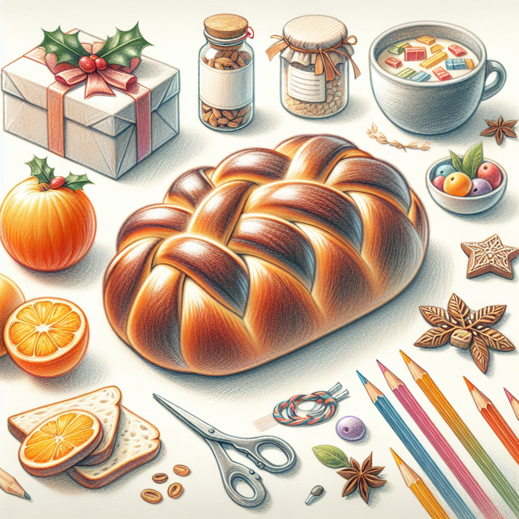 Pastelková ilustrace znázorňující téma: Kulinářství