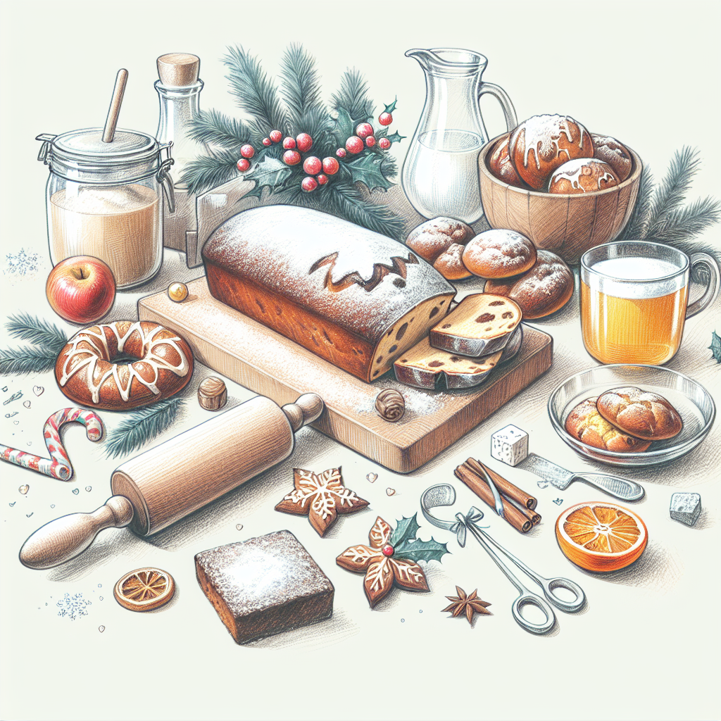 Pastelková ilustrace znázorňující téma: Recepty