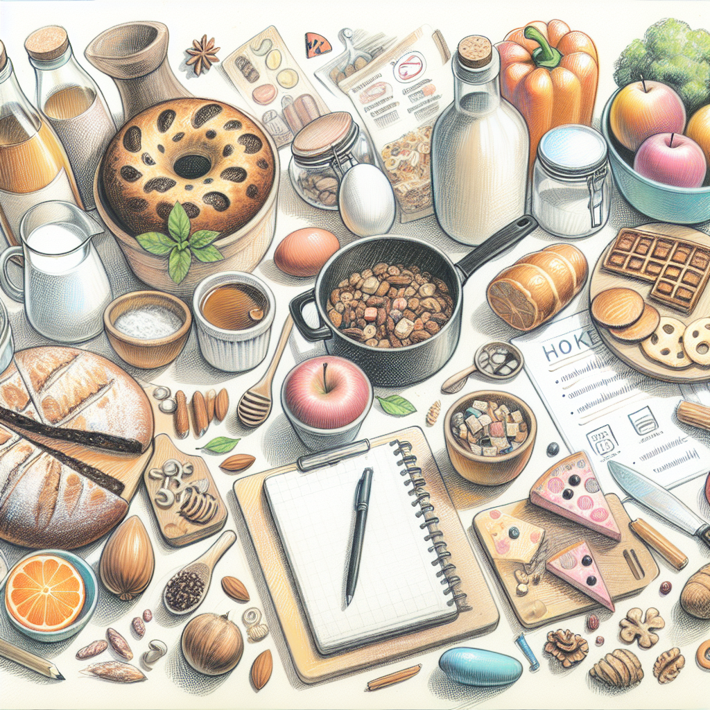 Pastelková ilustrace znázorňující téma: Kulinářství