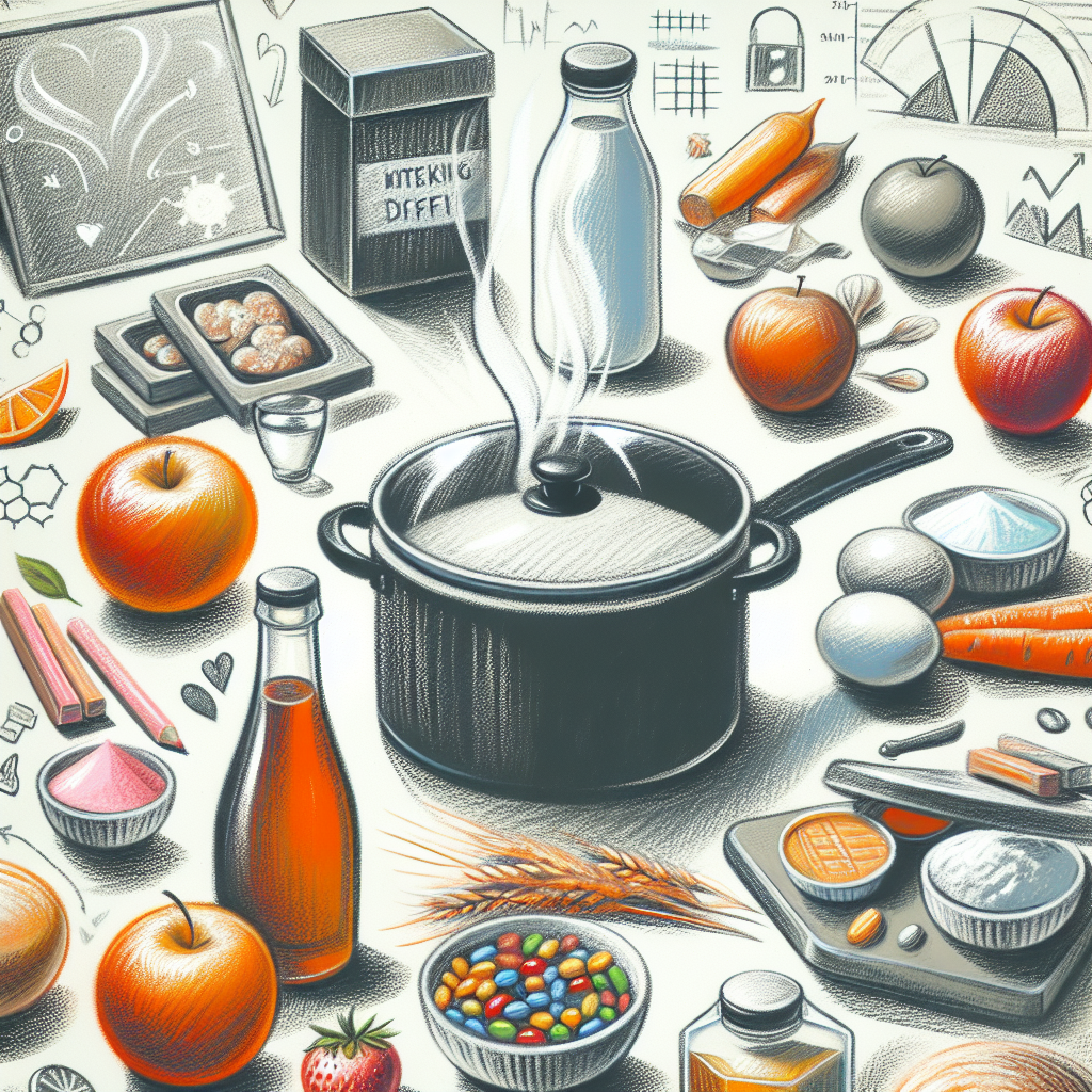 Pastelková ilustrace znázorňující téma: Zdravá výživa