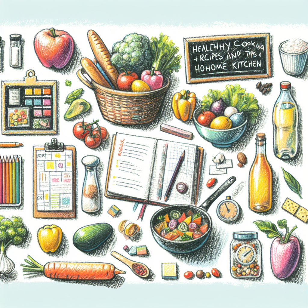 Pastelková ilustrace znázorňující téma: Vaření