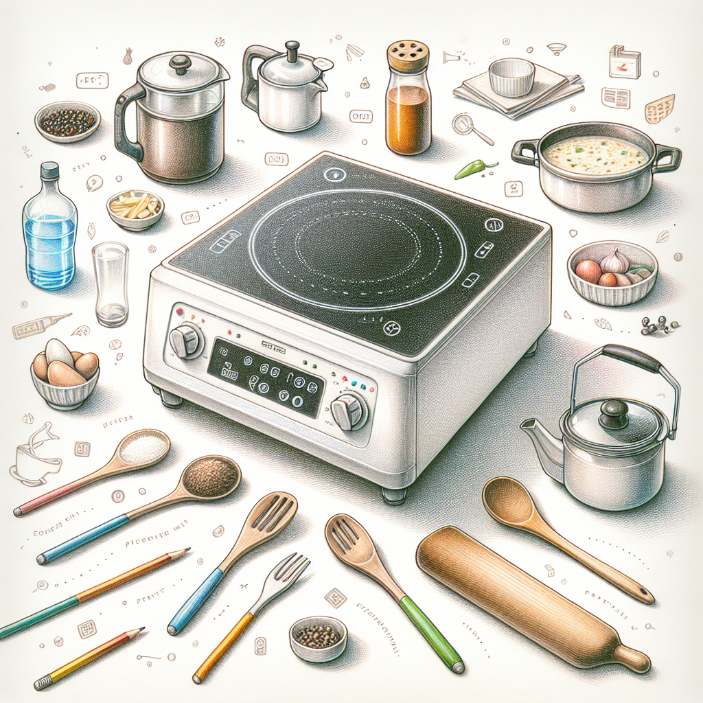 Pastelková ilustrace znázorňující téma: Vaření a gastronomie