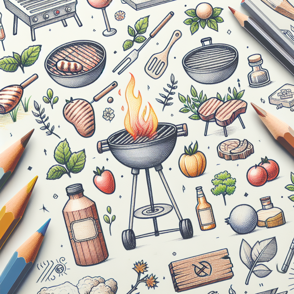 Pastelková ilustrace znázorňující téma: Vaření