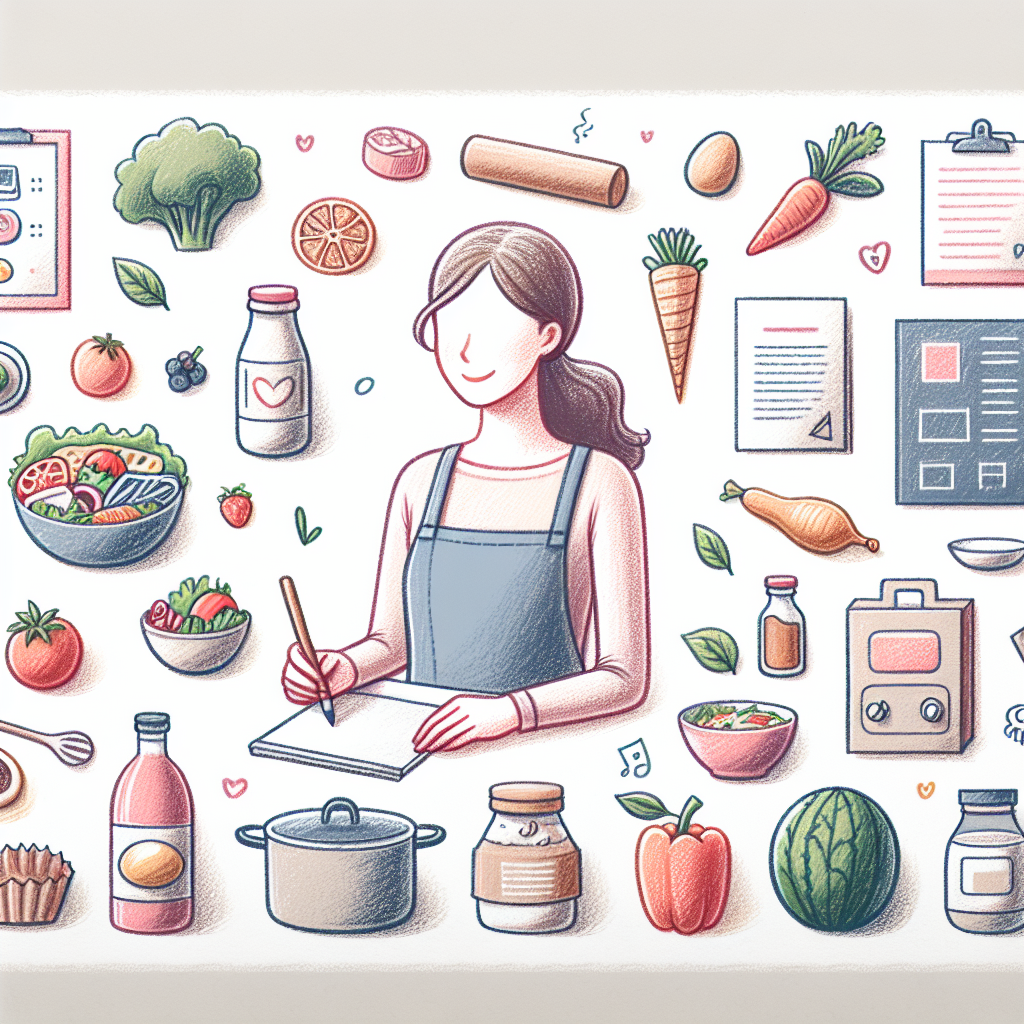 Pastelková ilustrace znázorňující téma: Kulinářství