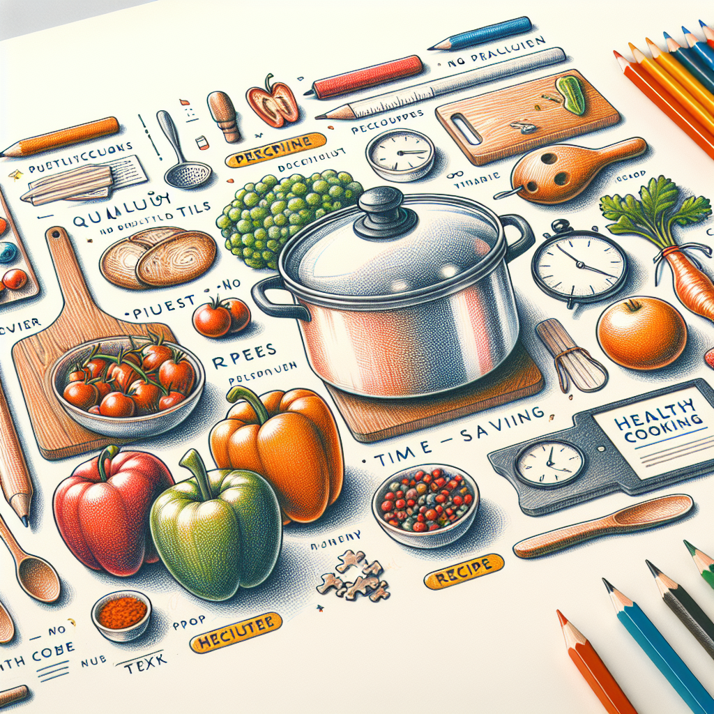Pastelková ilustrace znázorňující téma: Vaření