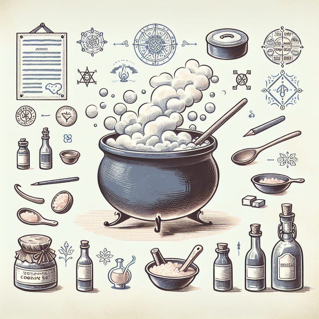 Pastelková ilustrace znázorňující téma: Vaření