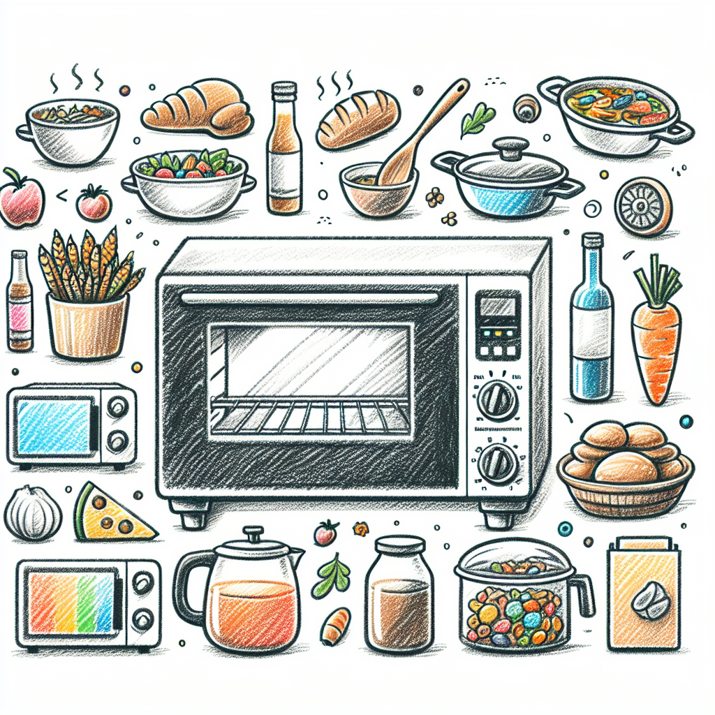 Pastelková ilustrace znázorňující téma: Zdravé vaření
