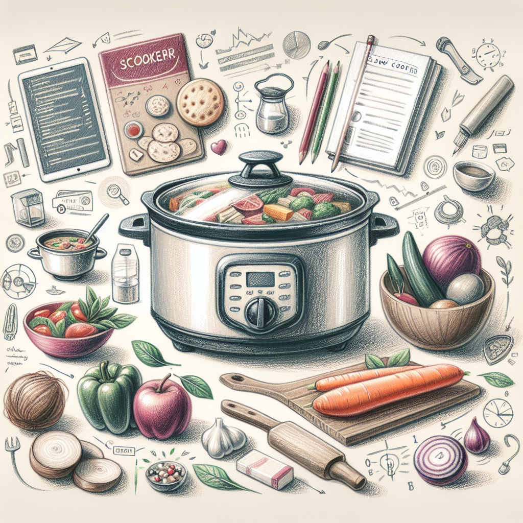 Pastelková ilustrace znázorňující téma: Vaření