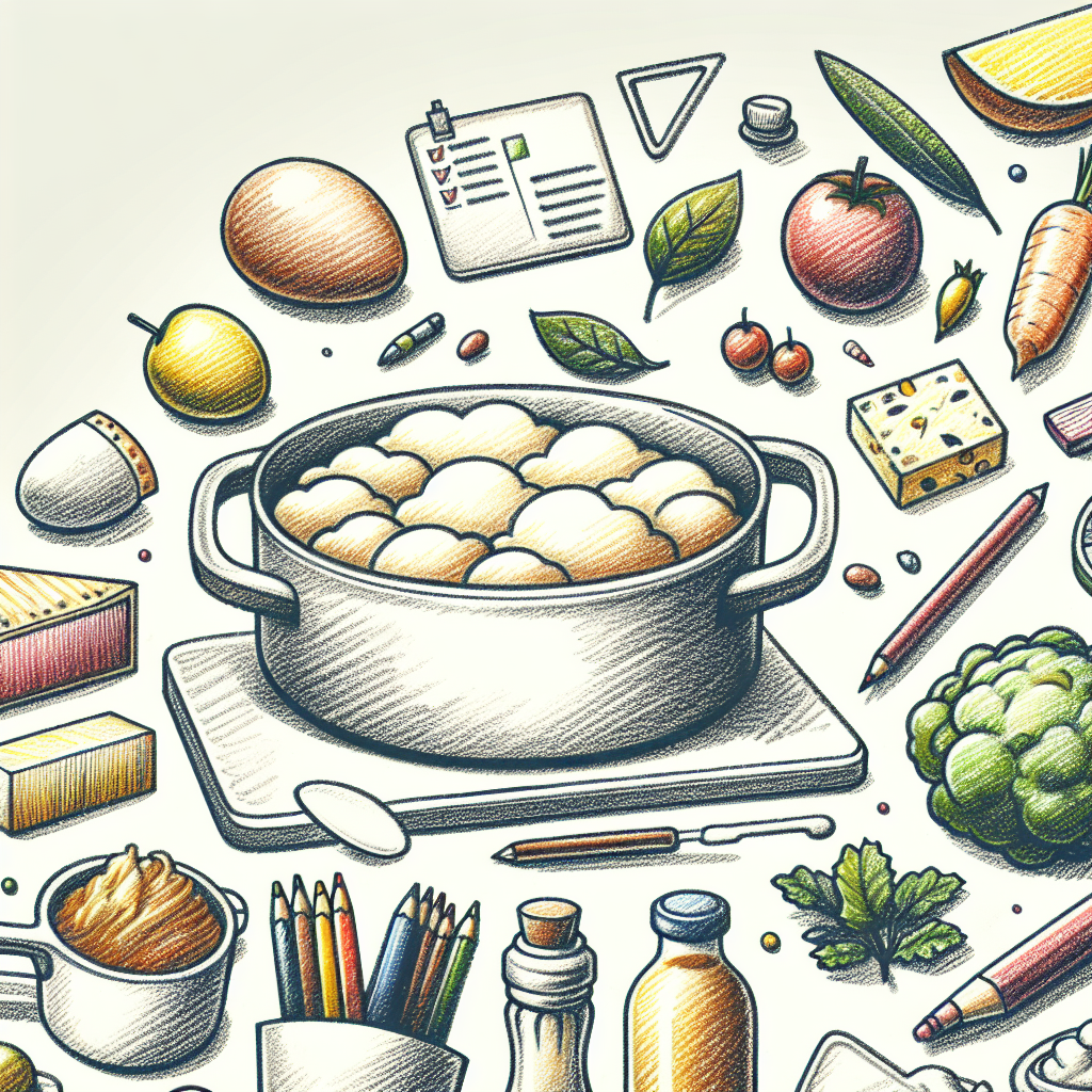 Pastelková ilustrace znázorňující téma: Kuchyňské spotřebiče