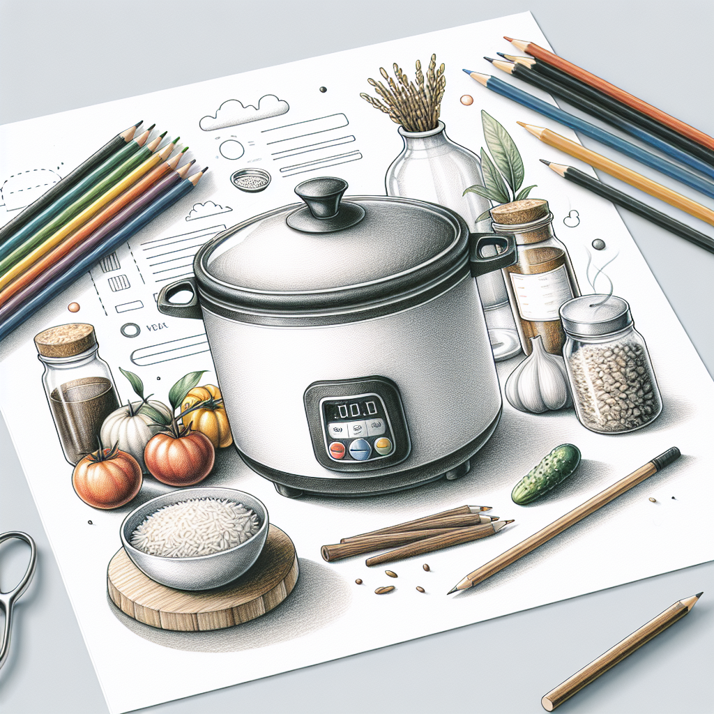 Pastelková ilustrace znázorňující téma: Vaření