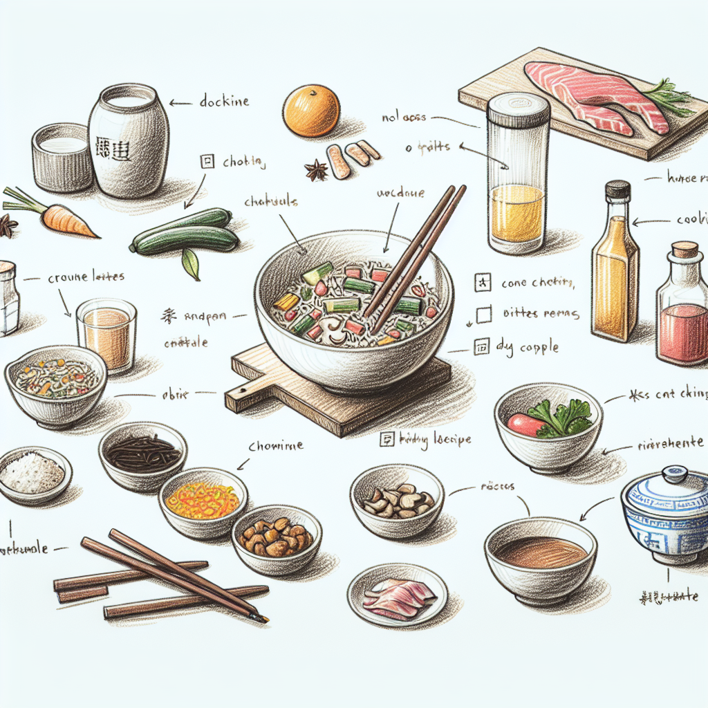 Pastelková ilustrace znázorňující téma: Kuchyně