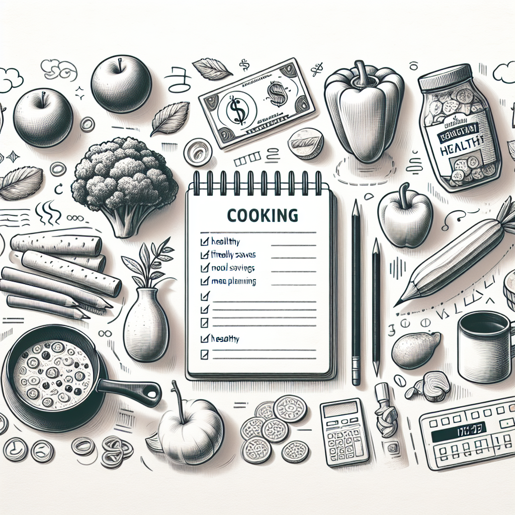 Pastelková ilustrace znázorňující téma: Vaření