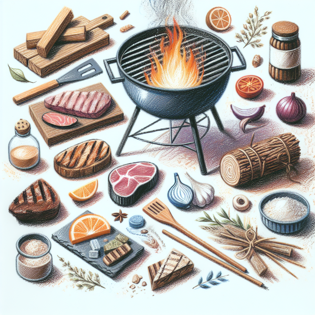 Pastelková ilustrace znázorňující téma: Kulinářství