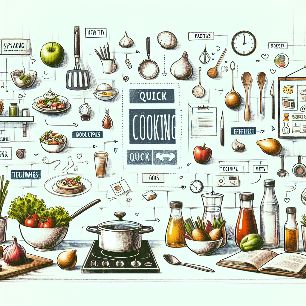 Pastelková ilustrace znázorňující téma: Vaření