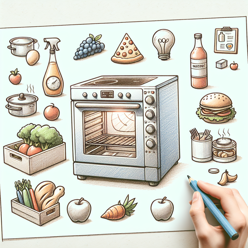 Pastelková ilustrace znázorňující téma: Vaření