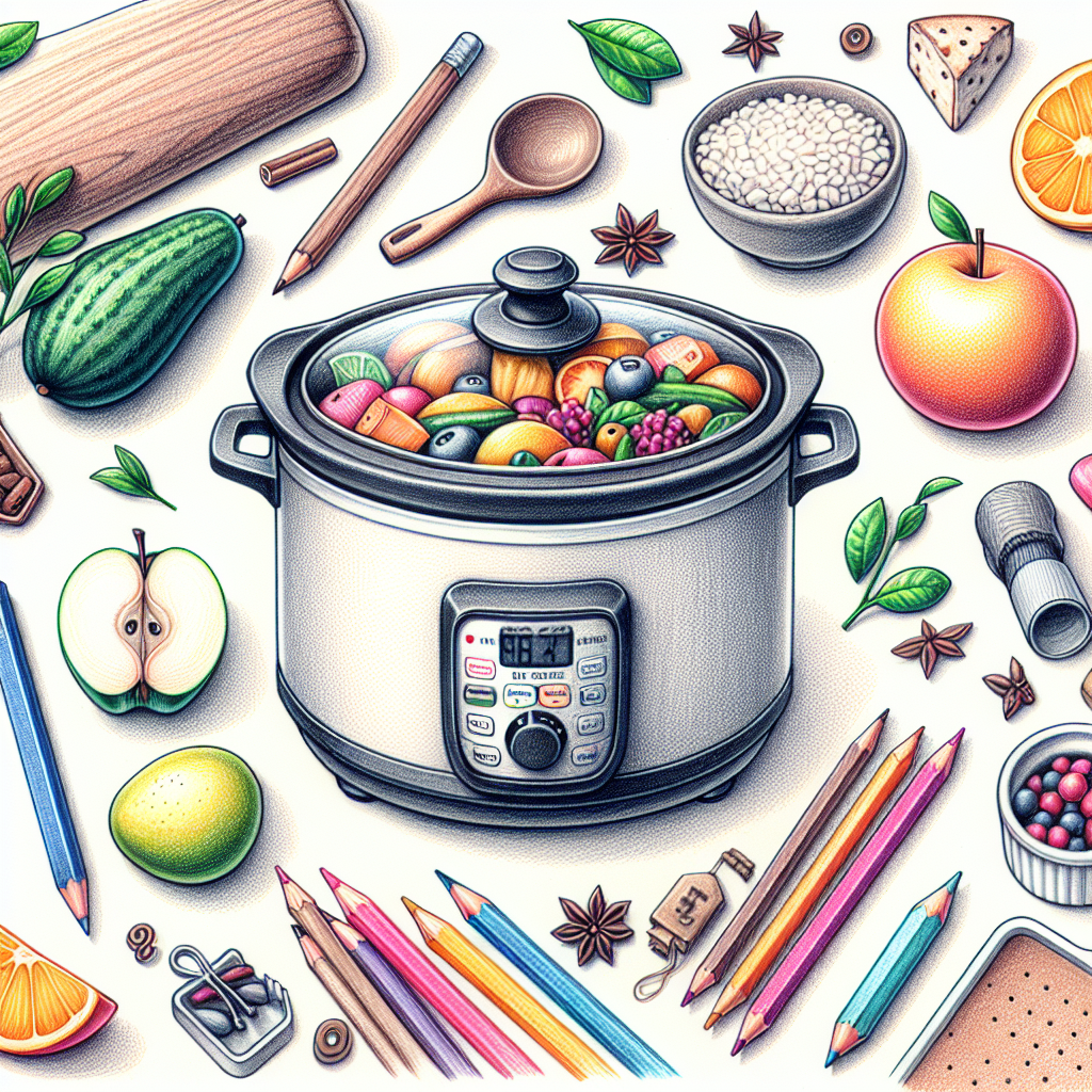 Pastelková ilustrace znázorňující téma: Kuchyně