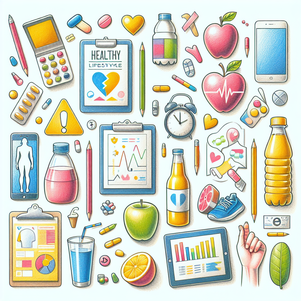 Pastelková ilustrace znázorňující téma: Životní styl