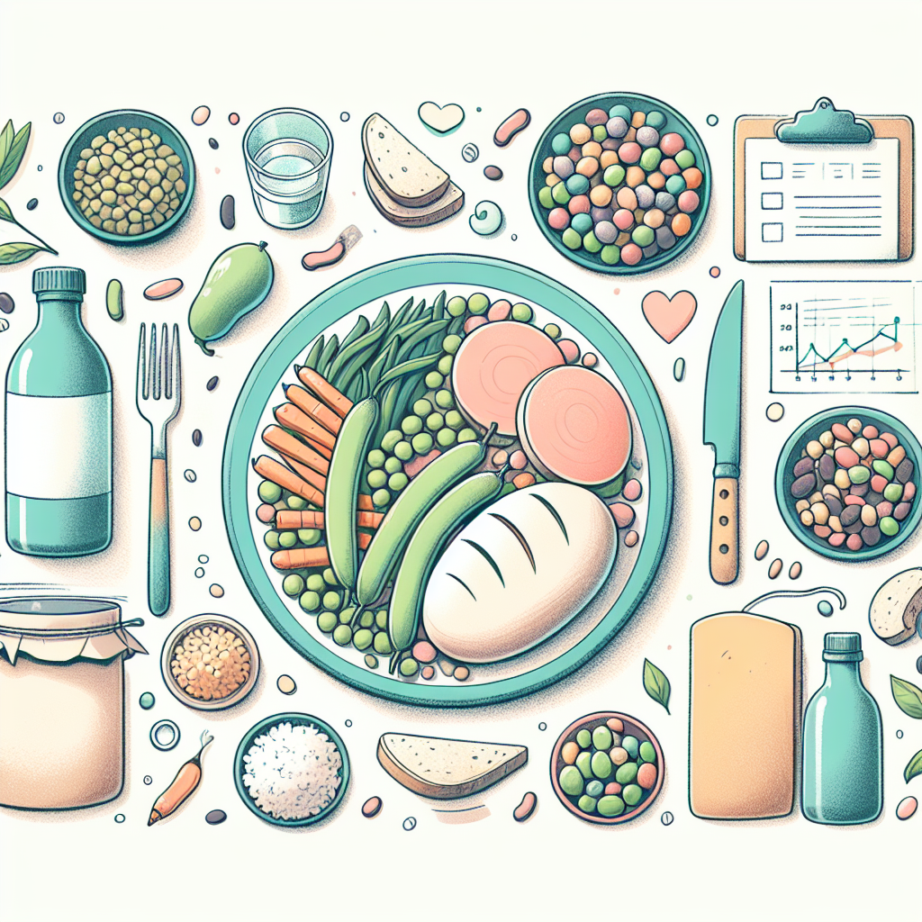 Pastelková ilustrace znázorňující téma: Veganská kuchyně